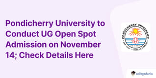 Pondicherry University to Conduct UG Open Spot Admission on November 14; Check Details Here